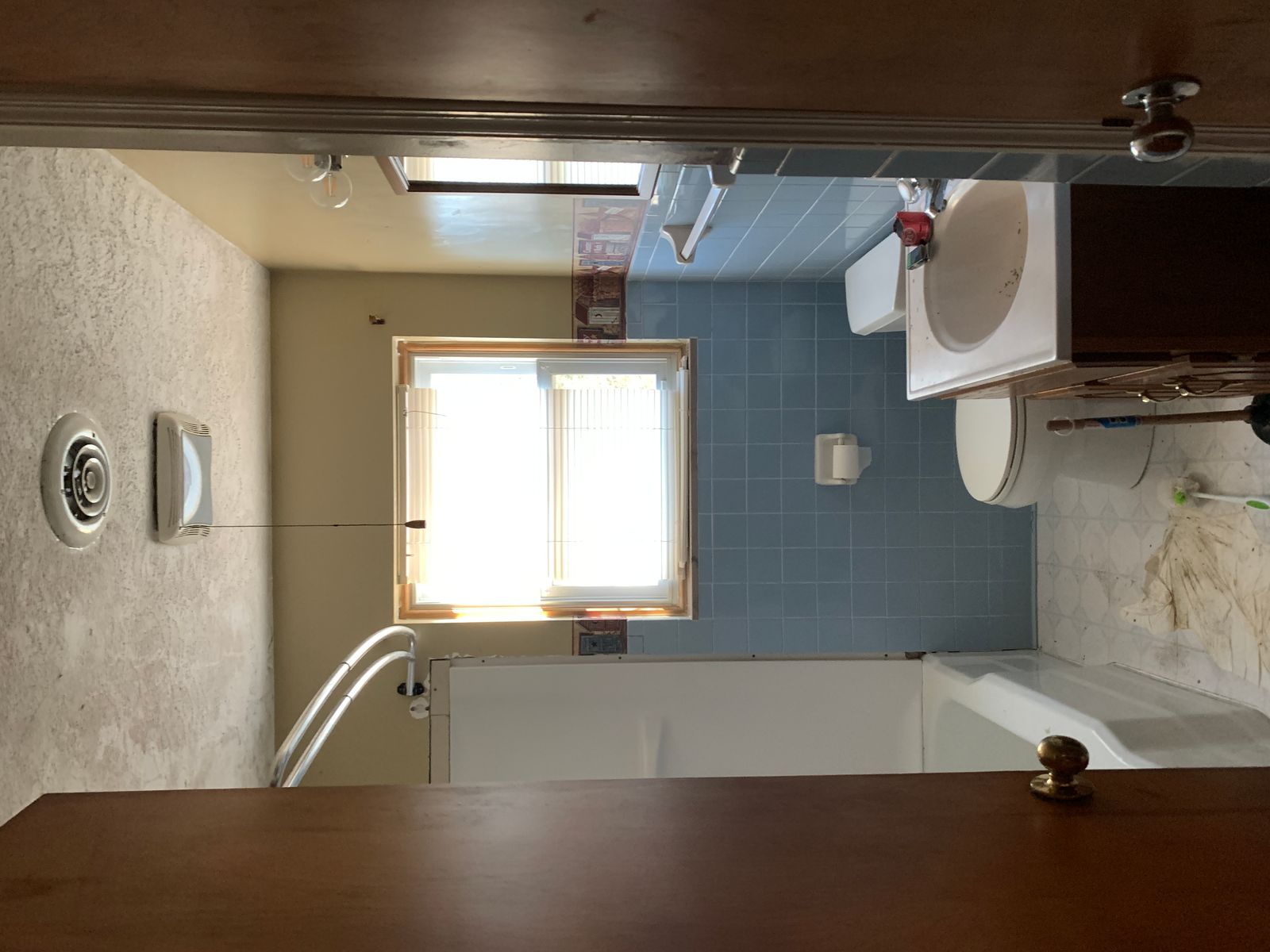 Bathroom before restoration